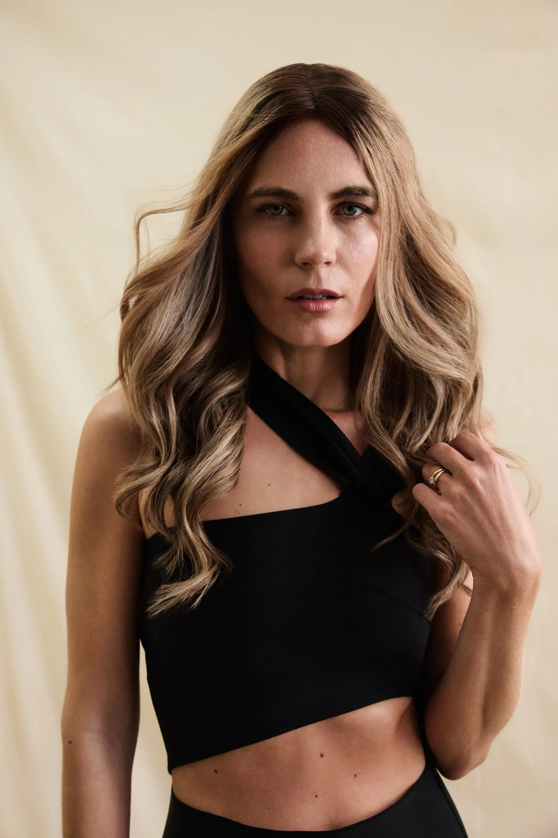 Echthaarperücke Light Love Nahaufnahme der Haarstruktur