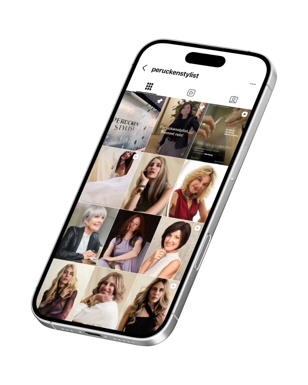 Instagram Profil des Perückenstylist Nürnberg mit Einblicken aus dem Studio